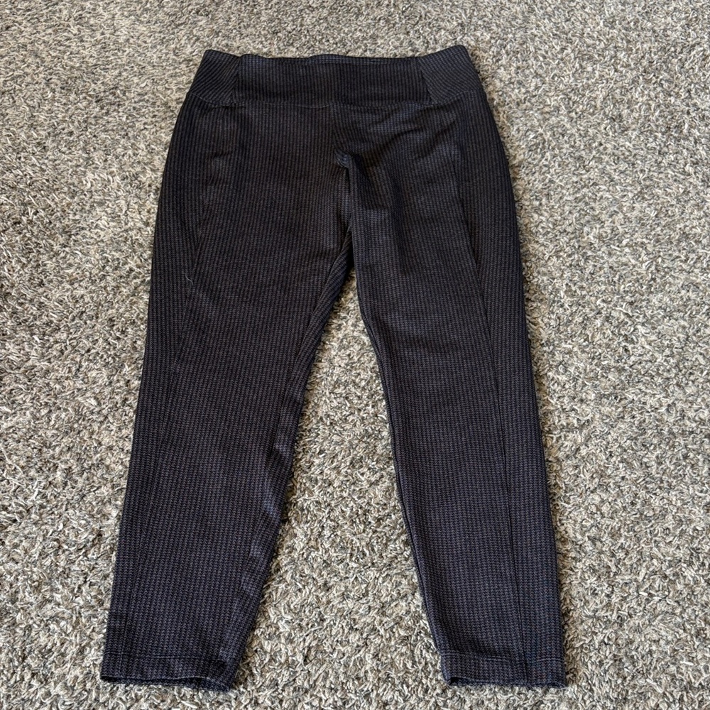 Athleta Delancey Houndstooth Tight Brown & Black size M